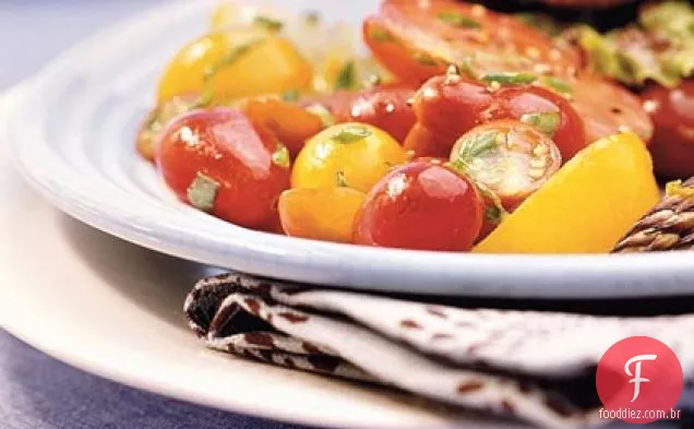 Salada de tomate de fim de Verão