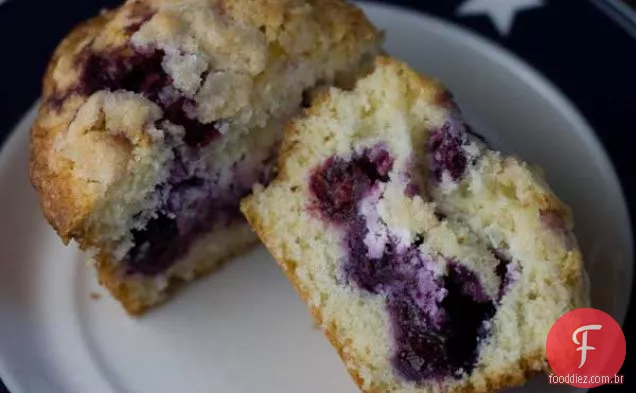 Blueberry Cream Cheese Muffins Dinamarqueses
