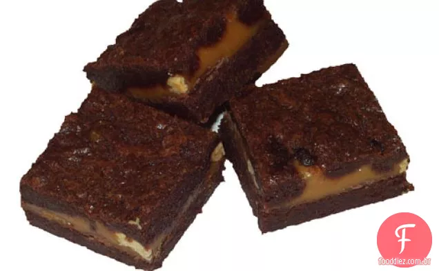 Brownies Recheados Com Caramelo