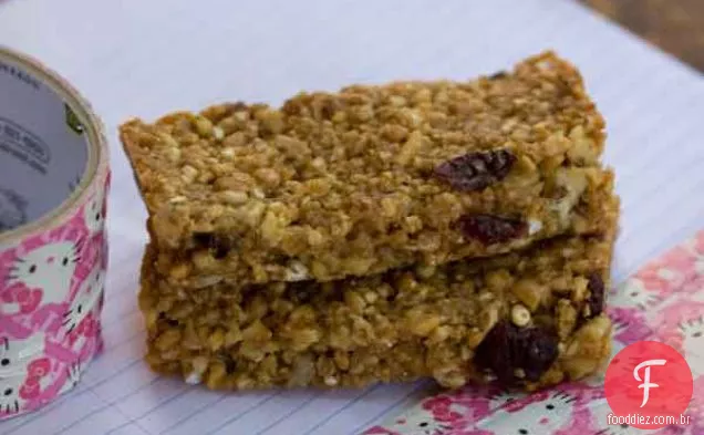 (Quase) Barras De Granola Sem Assar