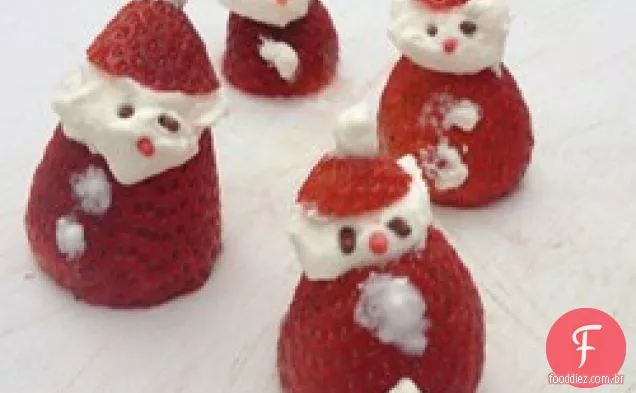 Mini Morango Santas