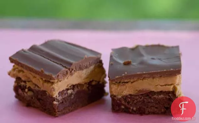 Manteiga De Amendoim Com Cobertura De Brownies De Chocolate