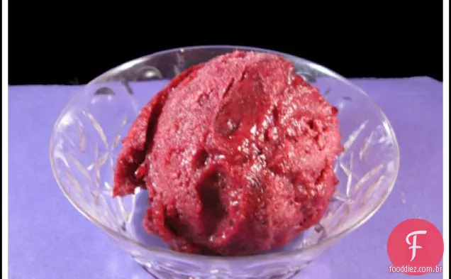 Sorbet De Mirtilo E Gengibre