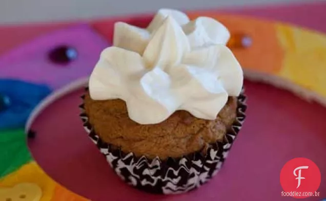Cupcakes de abóbora com pudim