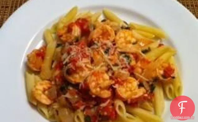 Camarão picante e tomate Scampi