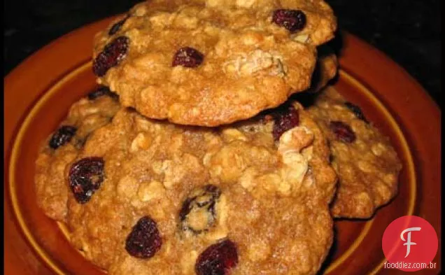 Big Fat Maple Cranberry Walnut Oatmeal Cookies