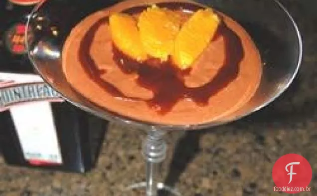 Mousse Com Sabor De Laranja Chocolate