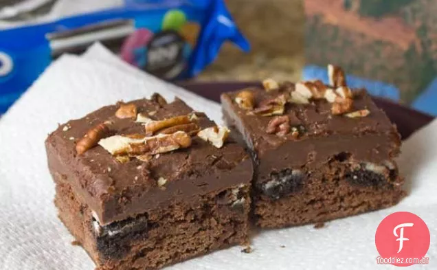 Fudge Coberto Brownies