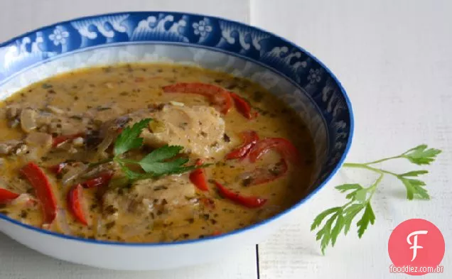 Curry De Peixe De Coco Rápido E Fácil