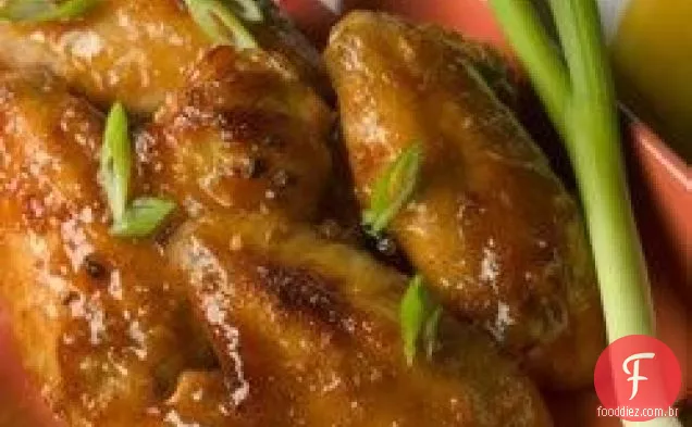 Gengibre Laranja Vitrificado Asas De Frango