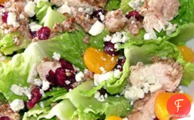 Salada De Frango Com Casca De Noz-Pecã