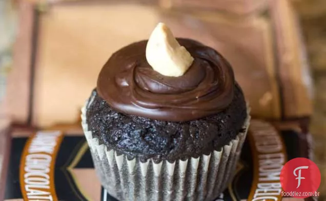 Chocolate Manteiga De Amendoim Cupcakes