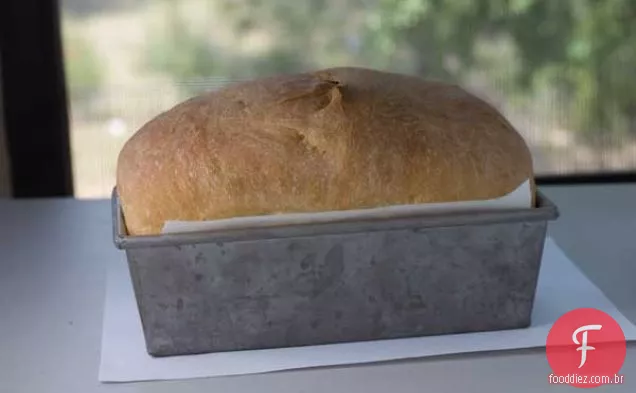 Pão branco básico sem Máquina de pão