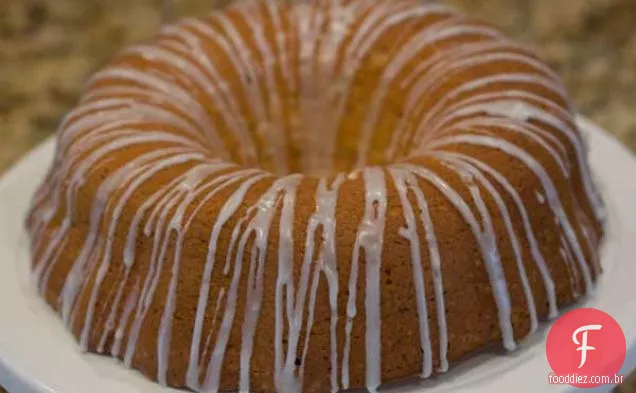 Bolo Da Libra Do Queijo De Creme Do Limão