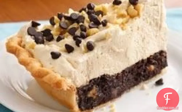 Mile-High Peanut Butter-Torta De Brownie