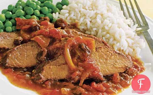 Slow-Cooker doce-e-azedo peito