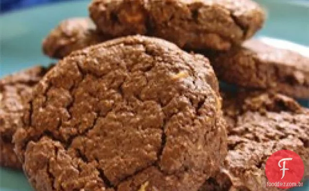 Biscoitos De Manteiga De Amendoim Com Chocolate