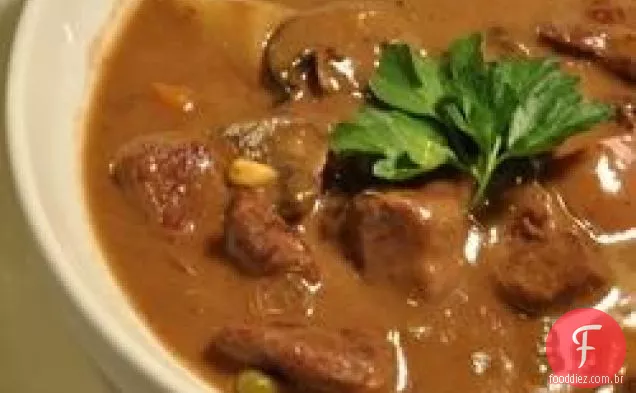 Fogão Lento Carne Guisado Redondo