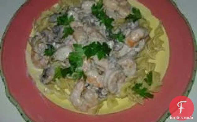 Stroganoff De Camarão E Vieira