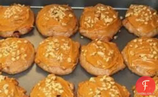 Biscoitos De Maçã Com Caramelo