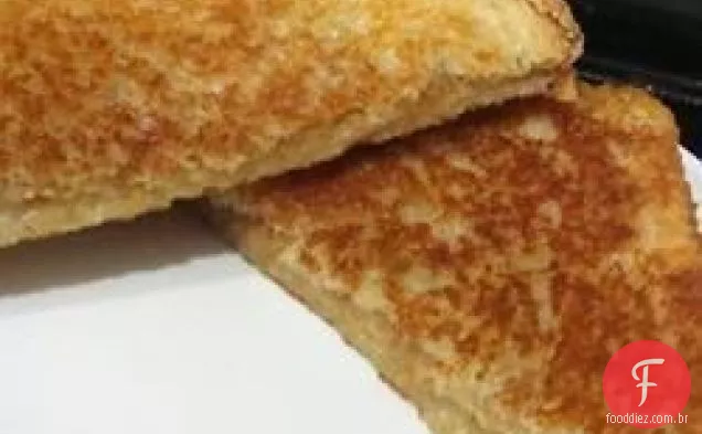 Queijo grelhado e Sanduíche De Manteiga De Amendoim