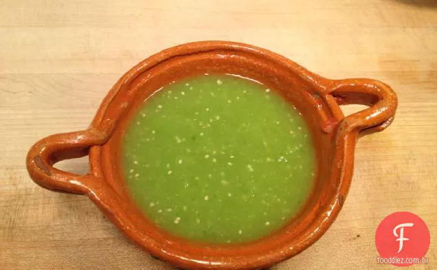 Receita Salsa Verde Cruda