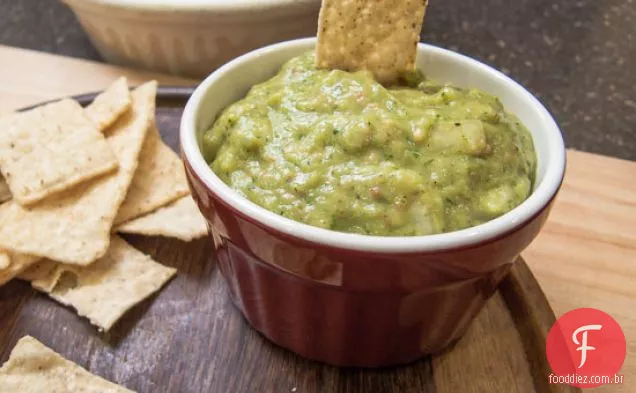 Molho Tomatillo Jalapeno Assado Com Abacate