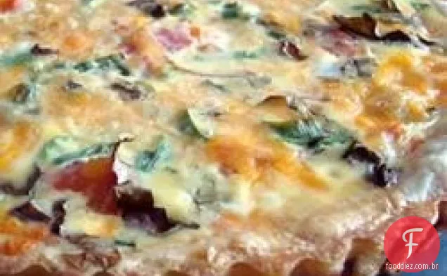 Quiche vegetariano especial de Clinton