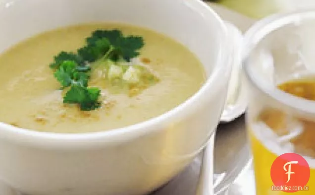 Chilled Buttermilk Tomatillo Soup