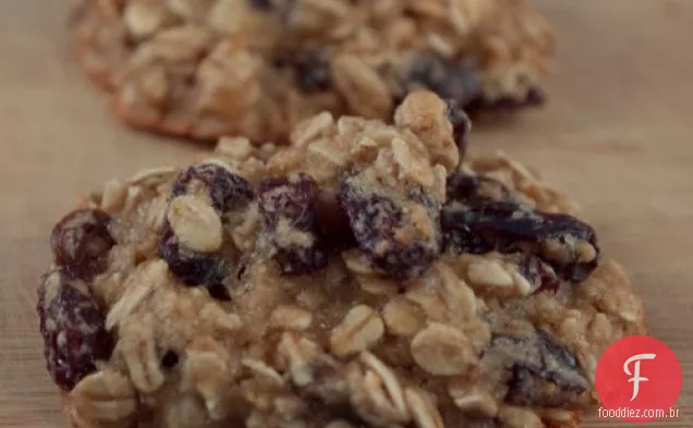 Biscoitos De Aveia Com Passas De Abóbora