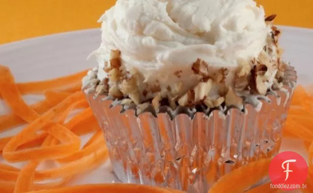 Bolo De Cenoura Cupcakes
