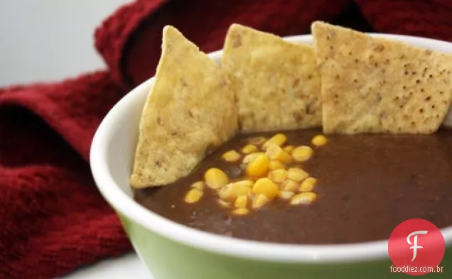 Feijão Preto E Sopa De Salsa