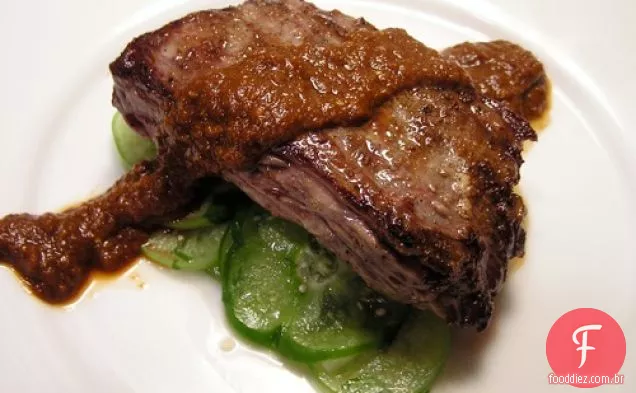 Jantar hoje à noite: bife de saia com Tomatillos, duas maneiras