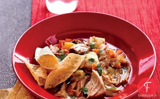 Ensopado de porco e Tomatillo