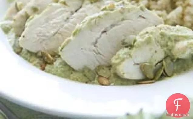 Toupeira De Semente De Abóbora Com Frango