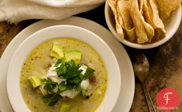 Sopa De Peru Enchilada Verde