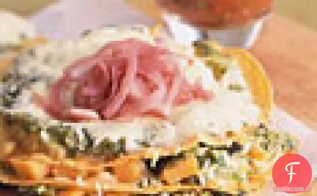 Batata Doce Chilaquiles com Griddled Salsa Roja