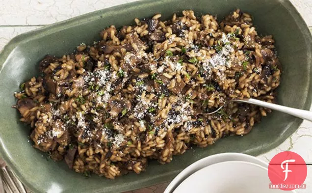 Risoto De Três Cogumelos