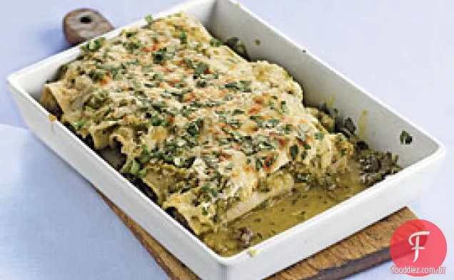 Enchiladas De Carne Rápida Com Salsa Verde