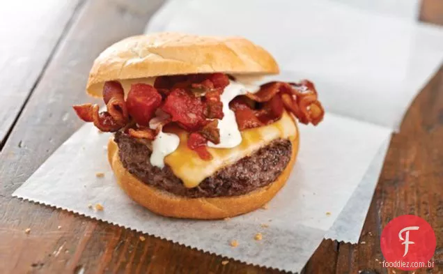 Southwest Ranch Cheeseburgers