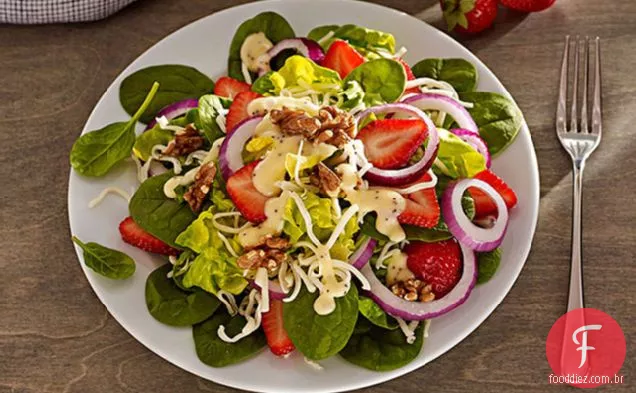 Salada De Morango Em Camadas
