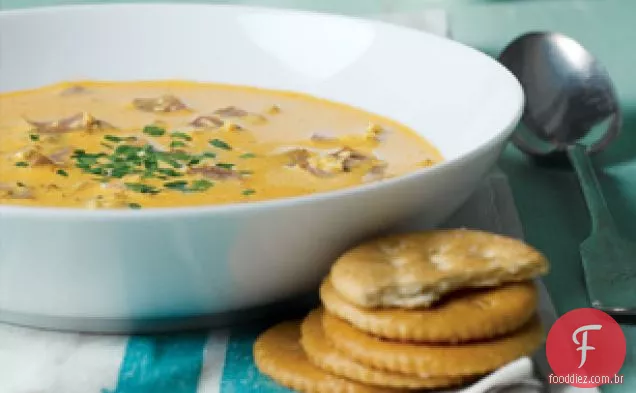 Sopa Cremosa De Alho Ao Estilo Espanhol