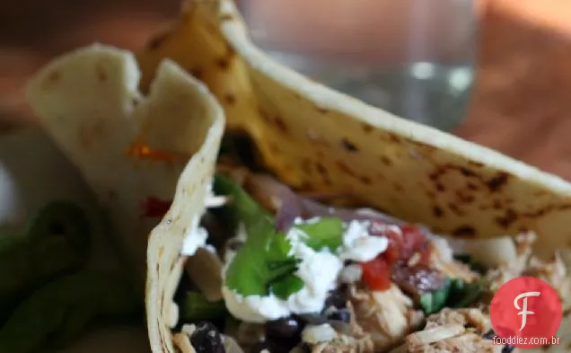 Frango mexicano cozido lento de Halen