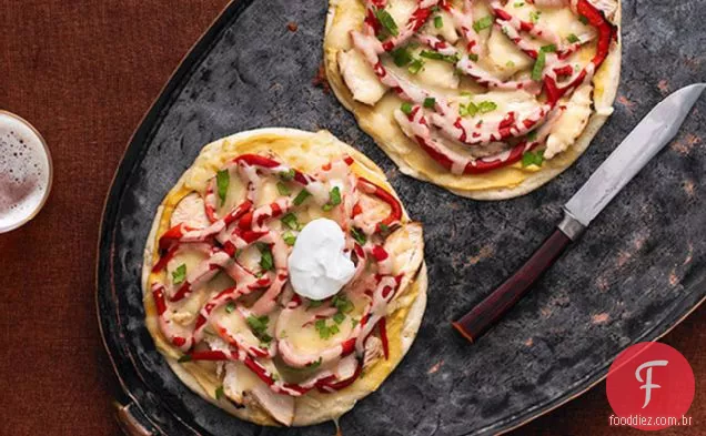 Tandoori Frango Pizza