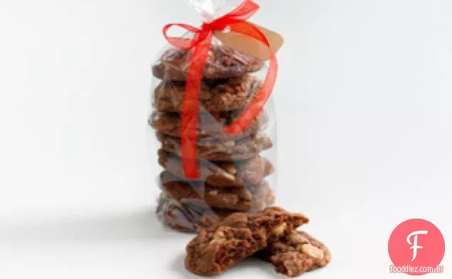 Biscoitos Chewy Chocolate-Cereja