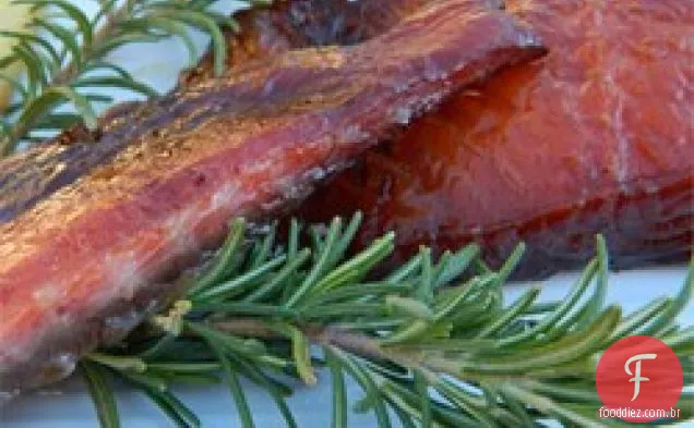 Truta Steelhead Defumada (Salmão)