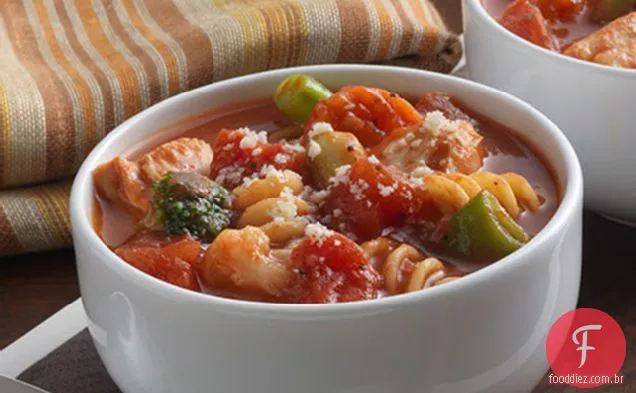 Minestrone De Frango Rápido