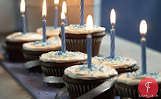 Cupcake Menorah