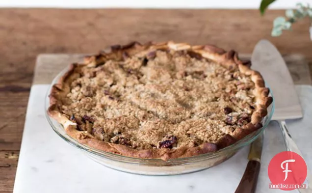 Torta Streusel De Maçã E Pêra