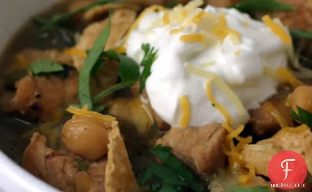 Chili Verde Com Peru E Grão De Bico